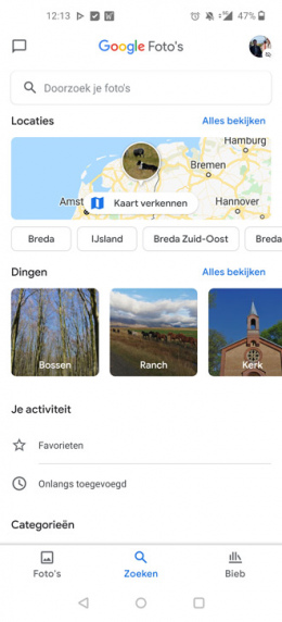 Google Foto's app
