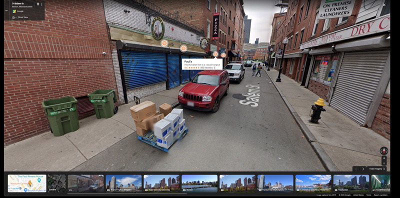Google Maps Street View markeringen