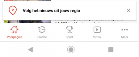 NOS app regionale omroepen