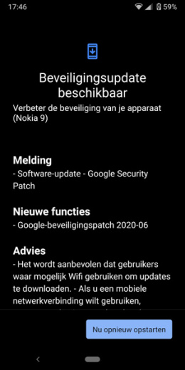 Nokia 9 patch juni 2020