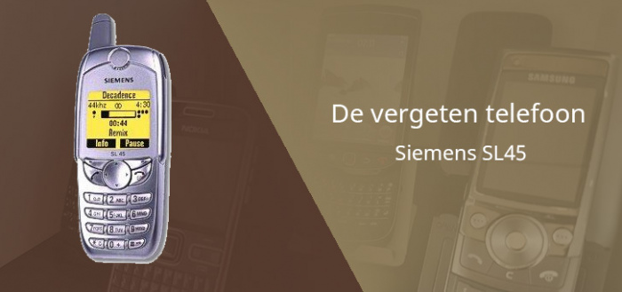 De vergeten telefoon: Siemens SL45