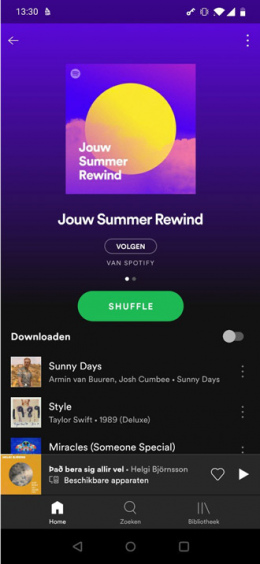 Spotify Summer Rewind