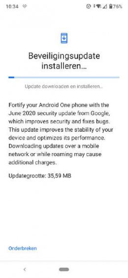 Xiaomi Mi A3 juni update 2020