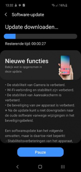 galaxy S10 juni update