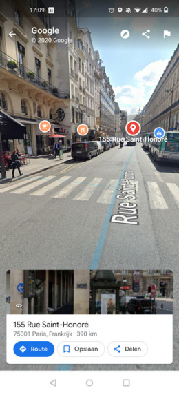 Google Maps Street View markeringen