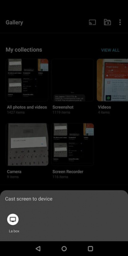 OnePlus Gallery Chromecast