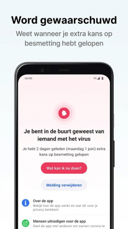 Coronamelder app