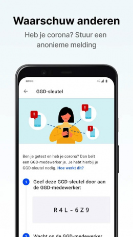 Coronamelder app