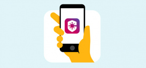 Coronamelder app header