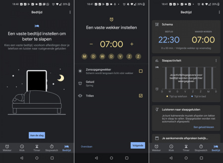 Google Klok Bedtijd