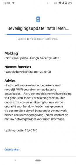 Nokia 6.2 augustus 2020 update