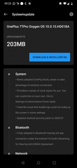 OnePlus 7T Pro OxygenOS 10.0.10