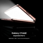 Samsung Galaxy Z Fold 2 aankondiging header