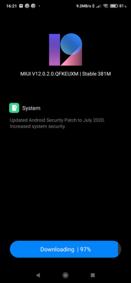 Xiaomi Mi 9T Pro juli-patch