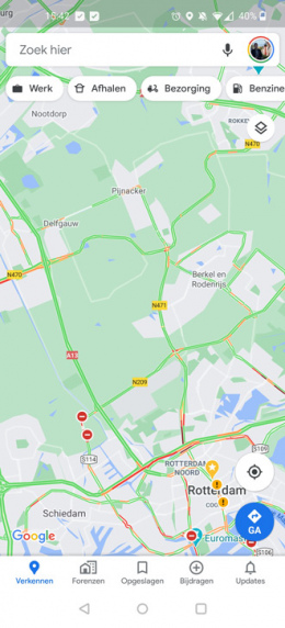 Google Maps kaart nieuw