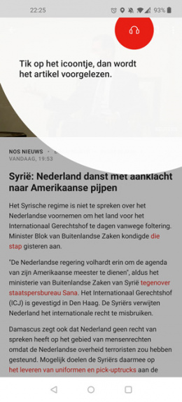 NOS app voorlezen