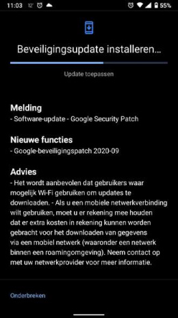 Nokia 6.1 september update