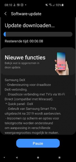 galaxy S10 one ui 2.5