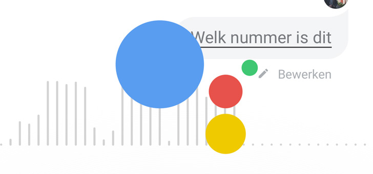 Google Assistent nummer header