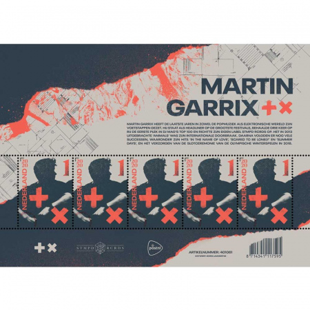 Martin Garrix postzegels