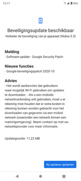 Nokia 5.3 oktober update