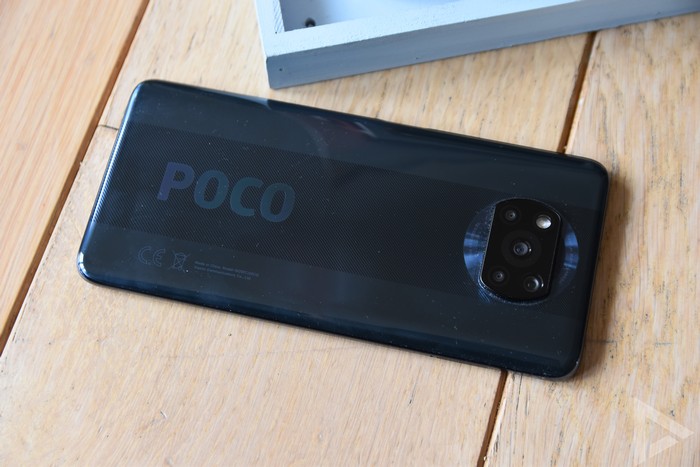 Poco X3 NFC achterkant