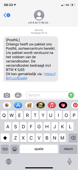 sms'jes in omloop - zo herken je ze