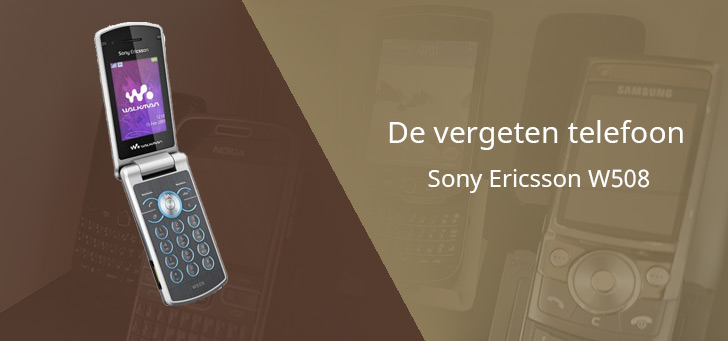 Sony Ericsson W508 vergeten header