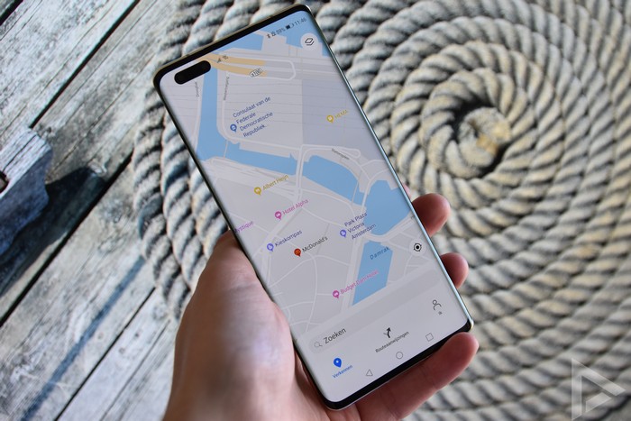 Huawei Mate 40 Pro Petal Maps navigatie