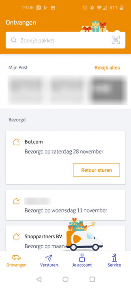 PostNL app Easter Egg