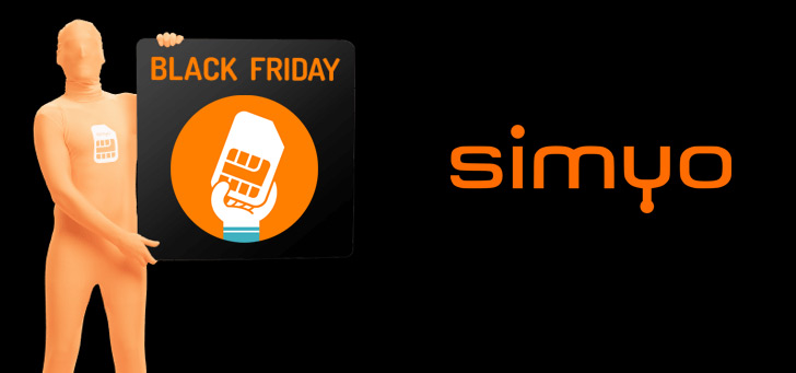 Simyo Black Friday header