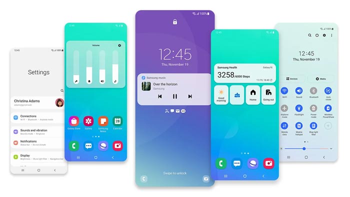 Samsung Android 11 One UI 3.0