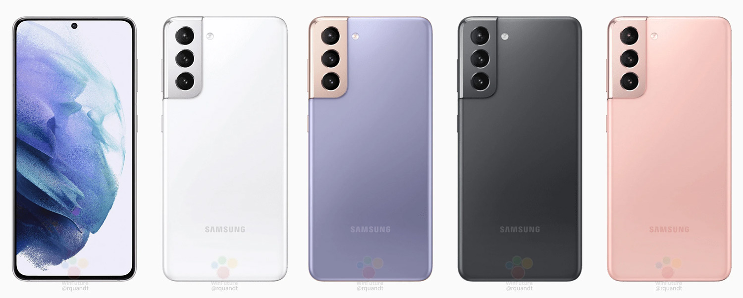 Samsung Galaxy S21 renders