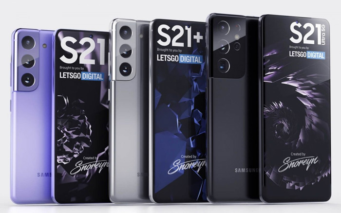 Samsung galaxy S21 renders