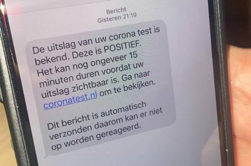 GGD waarschuwt voor oplichters met uitslag Coronatest via SMS