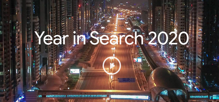 Year in Search 2020 header