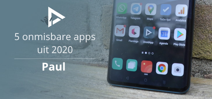 De 5 meest onmisbare apps van 2020 volgens Paul