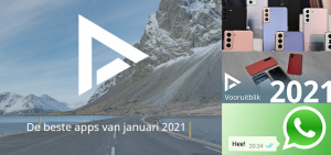 De 6 beste apps van januari 2021 (+ het belangrijkste nieuws) Beste apps januari 2021 header