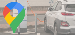 Google Maps elektrische auto EV header