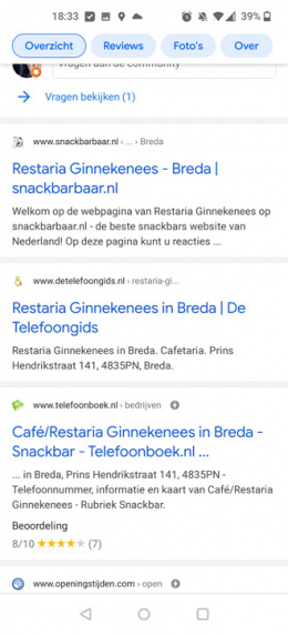 Google Zoeken