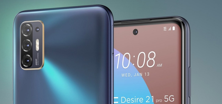 HTC komt met nieuwe Desire 21 Pro; met 5G en prima specs
