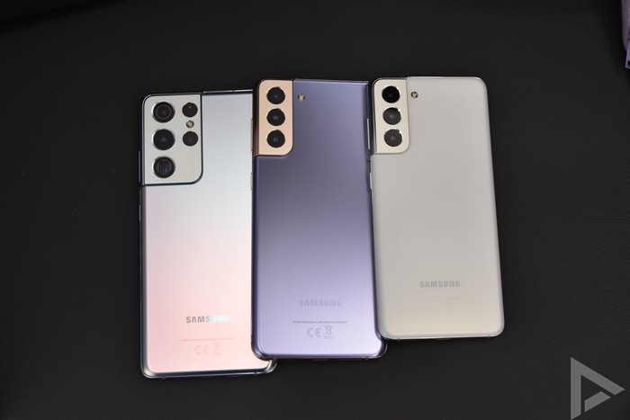 Samsung Galaxy S21 serie achterkant