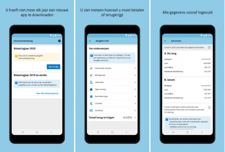 Aangifte 2020 app