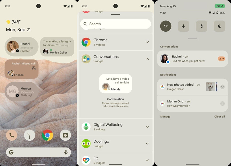 Android 12 screenshots