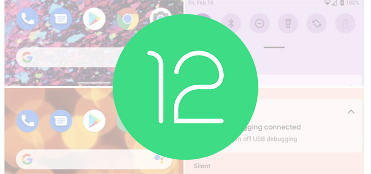 Zo ziet de Gmail app er in Android 12 uit; met Material You