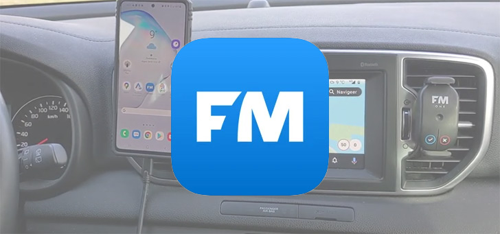 Flitsmeister Android Auto header