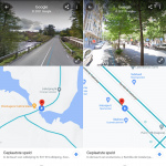 Google Maps Split-screen weergave