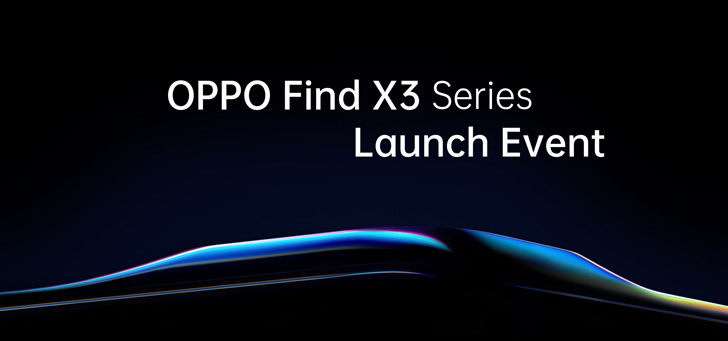 OPPO Find X3 launch header