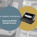 Samsung B7620 Giorgio Armani vergeten header