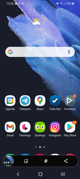 Galaxy S21 screenshot maken